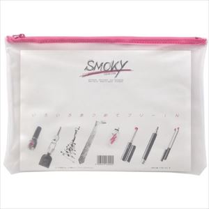 ■LIHIT クリヤーケース・スモーキィ 桃 B5 F262.PEACH(2268088)×5[送料別途お見積り][法人限定][掲外取寄]