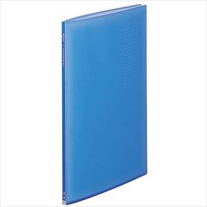 ■LIHIT 透明クリヤーブック 20P ブルー B4L G31328(2269633)[送料別途お見積り][法人限定][掲外取寄]