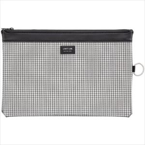 ■LIHIT ハーフウェイ＜メッシュ＞ ブラック B5 F245.BLACK(2271289)×5[送料別途お見積り][法人限定][掲..