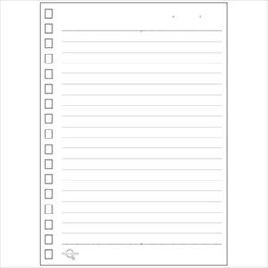 A6 Size - ■LIHIT ツイストノート＜専用リーフ・横罫B罫＞ (30枚入り) A6−21穴 N1663(2274339)[送料別途お見積り][法人限定][掲外取寄]