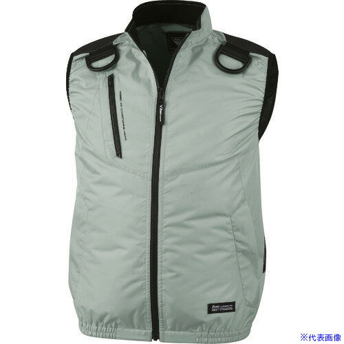 ■XEBEC 空調服遮熱ハーネスベストXE98104−61−4L モスグリーン XE98104614L(2275498)[送料別途お見積り]..