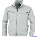 ■XEBEC 空調服制電長袖ブルゾンXE98012−22−3L シルバーグレー XE98012223L(2280266)[送料別途お見積...
