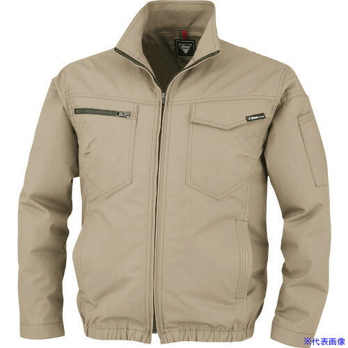 ■XEBEC 空調服制電長袖ブルゾンXE98012−81−4L キャメル XE98012814L(2280289)[送料別途お見積り][法人..