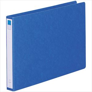 ■LIHIT リングファイル＜ツイストリング＞ 藍 B4/E F834UN5(2282185)[送料別途お見積り][法人限定][掲..