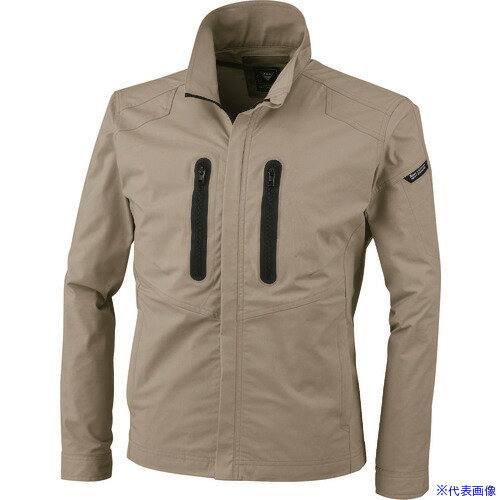 Long-Sleeved - ■XEBEC 長袖ブルゾン1734−39−4L サンドベージュ 1734394L(2283443)[送料別途お見積り][法人限定][掲外取寄]