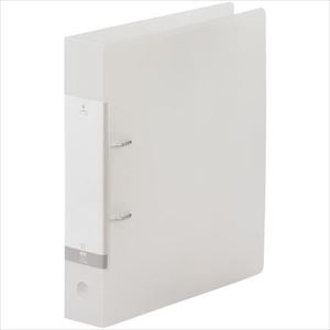 ■リヒト D型リングファイル(450枚収納) クリヤー A4 G22401(2285341)[送料別途見積り][法人・事業所限定][掲外取寄]