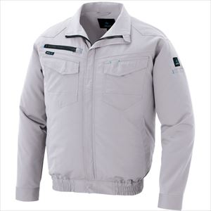 ■アイトス 空調服用長袖ブルゾン(空調服TM) シルバーグレー 3L AZ29990033L(2287652)[送料別途見積り][法人・事業所限定][掲外取寄]