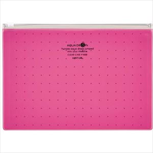 ■LIHIT クリヤーケース 赤 A5 F53023(2288570)×5[送料別途お見積り][法人限定][掲外取寄]