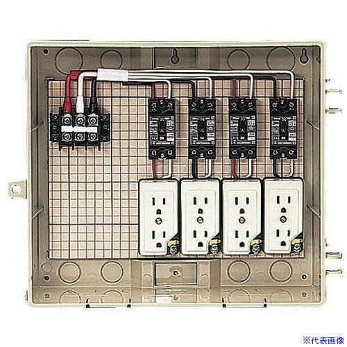 ■未来 屋外電力用仮設ボックス 13-4CTBT 134CTBT(2291832)[送料別途お見積り][法人限定][掲外取寄]