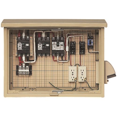 ■未来 屋外電力用仮設ボックス 16A-M2CV6TB 16AM2CV6TB(2292030)[送料別途お見積り][法人限定][掲外取寄]