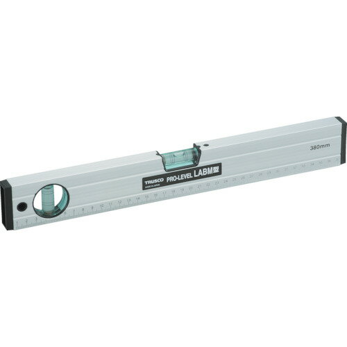 ■TRUSCO 箱型アルミレベル マグネット付 380mm LABM380(2297060)