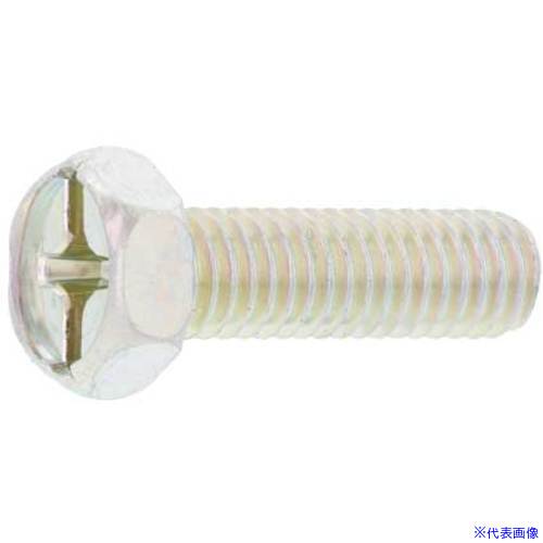 ■SUNCO 三価ホワイト(+-)アプセット小ネジ 6×15 (400本入) 0000020A0060015003(2309702)[送料別途見積り][法人・事業所限定][掲外取寄]