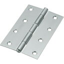 ■TRUSCO ステンレス製中厚蝶番 ナイロンリング入 全長102mm (4個入) ST999NR102HL(2337177)