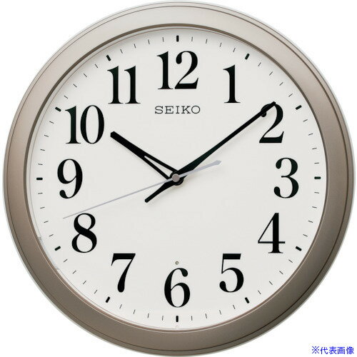 オレンジブック トラスコ中山　TRUSCOSEIKO 自動点灯電波掛時計 〔品番:KX258N〕[ 注番:2389826]特長●周囲が一定の暗さにあると自動的に文字板にライトが点灯します。仕様●直径(mm)：330●厚さ(mm)：46●色：...