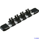 ■TONE ソケットホルダー(アルミタイプ) クリップ数4個 全長150mm SH2404(2396306)