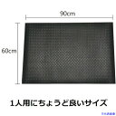 ■セーフラン 疲労軽減マット 60×90cm 黒 J2286(2397483)[送料別途見積り][法人・事業所限定][外直送]