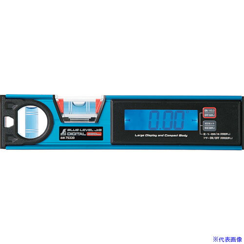 ■シンワ ブルーレベル Jr. 2 デジタル220mm 防塵防水 75320(2429046)