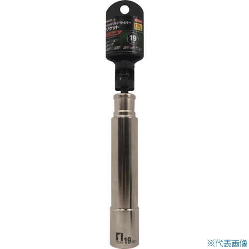 オレンジブック トラスコ中山　TRUSCOMUSTTOOL インパクトドライバーソケット 19mm 12角 ロング ID19SL-12K 〔品番:19750〕[ 注番:2430546]特長●36V・40Vのインパクトドライバー対応です。●ソケット単体での使用も可能ですが、専用の落下防止アダプター（RSA-18BL・RSA-40BL）と合わせて使用することで、軸折れによる落下を防ぐことが出来ます。●落下アダプター「RSA-18BL」、「RSA-40BL」に適合しています。（19740〜19743を除く）用途●建築現場、型枠組立、大工作業、設備作業、自動車整備など、あらゆる場面に。仕様●対辺寸法(mm)：19●軸寸法(mm)：6.35●全長(mm)：161●対辺形状：12角●タイプ：12角●呼び寸法(mm)：19仕様2●40Vインパクト対応材質/仕上●クロムバナジウム鋼セット内容/付属品注意原産国（名称）台湾JANコード4976463197501本体質量207gオレンジブック トラスコ中山　TRUSCOMUSTTOOL インパクトドライバーソケット 19mm 12角 ロング ID19SL-12K 〔品番:19750〕[注番:2430546][本体質量：207g]《包装時基本サイズ：222×36×26》〔包装時質量：207g〕分類》手作業工具》ソケットレンチ》ソケットビット☆納期情報：仕入れ先通常在庫品 (欠品の場合有り)