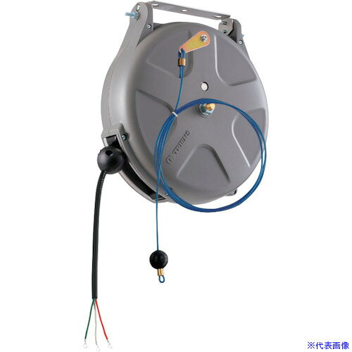オレンジブック トラスコ中山　TRUSCOTRIENS コードリール制御用 1.25sq×3心×8m ブレーキ式 〔品番:SPS308FA〕[ 注番:2445128]特長●不意な巻き戻りの心配がなく、どこでも止まるロック機構です。●小型・軽量で場所を取りません。●着脱が容易な取付けベースを採用しています。●耐久性に優れた耐震ケーブルです。●首振りができます。（左右30度）●吊り下げ・壁付け両用タイプです。用途●車両リフトなど機器の手元制御用に。仕様●電線仕様長さ(m)：8●電線仕様太さ(［［MM2］］)：1.25●電線仕様芯数(C)：3●定格電圧(V)：AC125/250●定格電流(A)：6(125V)、3(250V)●電線種：SVCTF●幅(mm)：164●高さ(mm)：314●色：グレー●本体寸法（mm）：314×290×164仕様2材質/仕上●本体カバー：樹脂セット内容/付属品●取付けベース一式注意原産国（名称）日本JANコード4571255132236本体質量3.6kgオレンジブック トラスコ中山　TRUSCOTRIENS コードリール制御用 1.25sq×3心×8m ブレーキ式 〔品番:SPS308FA〕[注番:2445128][本体質量：3.6kg]《包装時基本サイズ：325×190×445》〔包装時質量：4kg〕分類》工事・照明用品》コードリール・延長コード》電源リール☆納期情報：メーカー取り寄品（弊社より発送）