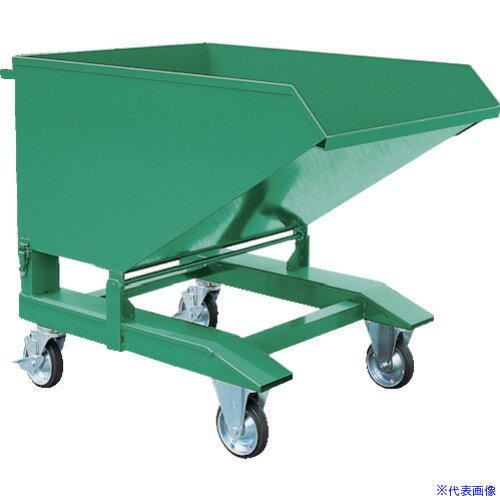 ■TRUSCO スクラップ台車 手動式 270L VSP270(2456192)[法人限定][直送元]