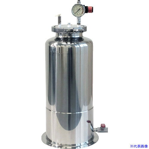 オレンジブック トラスコ中山　TRUSCOユニコントロールズ ステンレス圧力容器 10L 液面計付 〔品番:TN10BLGTSK〕[ 注番:2456490]特長●開口部分を胴径より小さくしたタイプで、多くの容量を必要とする場合でも比較的に低コストで製作できます。●50・100Lの大容量タイプまで、充実したラインナップです。●胴径を大きくしてあるので、高さが他のタンクと比べ低く設計されています。●液面計付きのため、タンク内の残量確認が容易です。●必要部品が初めから取付られているので、購入後すぐに使用可能です。用途●液体の圧送用に。仕様●容量(L)：10●高さ(mm)：410●内径(mm)：250仕様2●使用圧力：0.49MPa以下●蓋着脱フェルールクランプ式●ポート(蓋)2-Rc1/4、Rc1/8●液面計付●内外面バフ研磨仕上（蓋内面は機械加工仕上げ）材質/仕上●本体：ステンレス(SUS304)●パッキン：フッ素ゴム（FKM）セット内容/付属品●レギュレーター●リリーフバルブ●プラグ●ニップル●ボールバルブ注意原産国（名称）日本JANコード本体質量8kgオレンジブック トラスコ中山　TRUSCOユニコントロールズ ステンレス圧力容器 10L 液面計付 〔品番:TN10BLGTSK〕[注番:2456490][本体質量：8kg]分類》研究用品》ボトル・容器》ステンレスタンク☆納期情報：メーカー直送品（送料元払い）【法人限定＝会社名ご記入お願い致します。】 ※北海道・沖縄・離島は運賃別途商品も含む