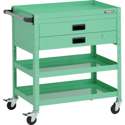 ��TRUSCO �ġ���若�� ��ӥåȥ若�� 700X450XH810 3�� 2�ʰ����� �ϥ�ɥ��� ������� ��󥰥��꡼�� RBW873XHYG(2466403)