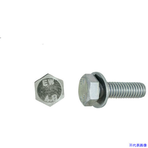 ■SUNCO 三価ホワイト EW4.8トリーマP＝1 永和鋲螺製 8×10 (200本入) 1100E0010080010003(2486910)[送料別途お見積り][法人限定][掲外取寄]