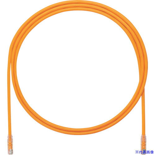 オレンジブック トラスコ中山　TRUSCOPANDUIT カテゴリ6A UTPパッチコード 24AWG単線 ケーブル径:Φ6.4mm 6m オレンジ UTP6AX6MOR 〔品番:UTP6AX6MOR〕[ 注番:2494046]特長●カテゴリ6Aのパッチコードです。●カテゴリ6A24AWGのパッチコードでケーブル径Φ6.4mmを実現しました。●24AWG銅線ケーブルの両端に高性能モジュラープラグが成端されています。●ストレインリリーフブーツ付きです。●最小のディレーティング係数で、100mのチャネル長をサポートします。●循環型経済への対応の観点から、2022年7月より製品のビニール個包装を5cm×5cmのラベルを貼付する包装に変更いたしました。この変更により年間約114300 Kg 分のプラスチックの利用を削減します。用途●機器と機器、アウトレットなどの接続に。仕様●全長(m)：6●色：オレンジ●カテゴリ種類：カテゴリ6A UTP●ケーブル径(mm)：6.4●使用温度範囲(℃)：-10〜60●プラグタイプ：RJ45●導体：24AWG仕様2●難燃性：CM●結線：T568B材質/仕上セット内容/付属品注意原産国（名称）中国JANコード本体質量278.95gオレンジブック トラスコ中山　TRUSCOPANDUIT カテゴリ6A UTPパッチコード 24AWG単線 ケーブル径:Φ6.4mm 6m オレンジ UTP6AX6MOR 〔品番:UTP6AX6MOR〕[注番:2494046][本体質量：278.95g]《包装時基本サイズ：356×432×38》〔包装時質量：279g〕分類》電子機器》電設配線部品》LANケーブル☆納期情報：メーカー取り寄品（弊社より発送）