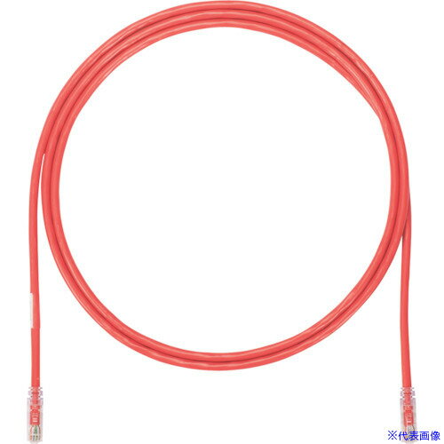 オレンジブック トラスコ中山　TRUSCOPANDUIT カテゴリ6A UTPパッチコード 24AWG単線 ケーブル径:Φ6.4mm 7m 赤 UTP6AX7MRD 〔品番:UTP6AX7MRD〕[ 注番:2494071]特長●カテゴリ6Aのパッチコードです。●カテゴリ6A24AWGのパッチコードでケーブル径Φ6.4mmを実現しました。●24AWG銅線ケーブルの両端に高性能モジュラープラグが成端されています。●ストレインリリーフブーツ付きです。●最小のディレーティング係数で、100mのチャネル長をサポートします。●循環型経済への対応の観点から、2022年7月より製品のビニール個包装を5cm×5cmのラベルを貼付する包装に変更いたしました。この変更により年間約114300 Kg 分のプラスチックの利用を削減します。用途●機器と機器、アウトレットなどの接続に。仕様●全長(m)：7●色：赤●カテゴリ種類：カテゴリ6A UTP●ケーブル径(mm)：6.4●使用温度範囲(℃)：-10〜60●プラグタイプ：RJ45●導体：24AWG仕様2●難燃性：CM●結線：T568B材質/仕上セット内容/付属品注意原産国（名称）中国JANコード本体質量309.53gオレンジブック トラスコ中山　TRUSCOPANDUIT カテゴリ6A UTPパッチコード 24AWG単線 ケーブル径:Φ6.4mm 7m 赤 UTP6AX7MRD 〔品番:UTP6AX7MRD〕[注番:2494071][本体質量：309.53g]《包装時基本サイズ：356×432×38》〔包装時質量：310g〕分類》電子機器》電設配線部品》LANケーブル☆納期情報：メーカー取り寄品（弊社より発送）