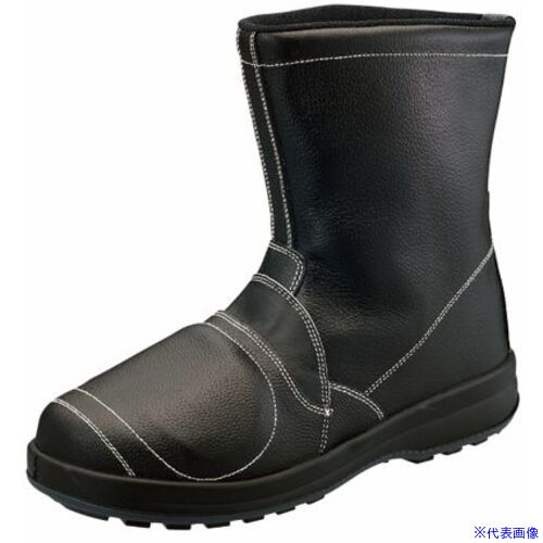 オレンジブック トラスコ中山　TRUSCOシモン 安全靴 半長靴 甲プロ付 WS44半長靴甲プロ内蔵 25.0cm 〔品番:WS44KOUPRO250〕[ 注番:2495609]特長●樹脂甲プロテクタが装備され、甲部の安全を確保します。●甲プロを革でカバーし引っ掛かりを防止しています。用途●船上甲板作業、プレス・旋盤・鉄工所内作業、溶断作業、重量物を扱う作業、その他一般作業に。仕様●寸法(cm)：25.0●足幅サイズ：EEE●色：ブラック●規格：JIS T 8101 CI/S/P1/M/F2/HI1/H合格●耐圧迫荷重(kN)：10±0.1仕様2●JIS T 8101 CI/S/P1/M/F2/HI1/H合格●甲プロテクターの耐衝撃性M合格材質/仕上●甲被:牛革（型押ソフト）●先芯:ワイドACM樹脂●靴底:2層SXラバー+SXウレタン（SX3層底Fソール）●中敷：クレイドルインソールセット内容/付属品注意原産国（名称）日本JANコード4957520175939本体質量1.235kgオレンジブック トラスコ中山　TRUSCOシモン 安全靴 半長靴 甲プロ付 WS44半長靴甲プロ内蔵 25.0cm 〔品番:WS44KOUPRO250〕[注番:2495609][本体質量：1.235kg]《包装時基本サイズ：338×322×127》〔包装時質量：1435g〕分類》保護具》安全靴・作業靴》安全靴（半長靴）☆納期情報：仕入れ先通常在庫品 (欠品の場合有り)