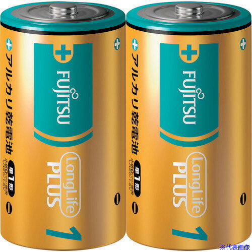 ■FDK アルカリ乾電池単1 Long Life Plus 2個パック LR20LP2S(2495716)(2.0)