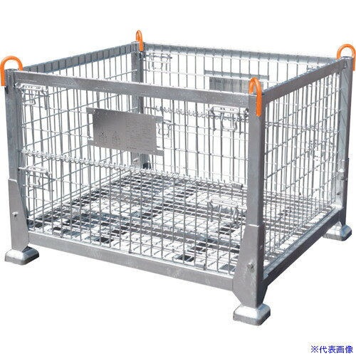 オレンジブック トラスコ中山　TRUSCO123 ボックスパレット 〔品番:PBL〕[ 注番:2498133]特長●クレーンやユニックでの吊上げが可能です。●積載時、折畳時ともに安定した積み重ねができます。●リフトのフォークが楽に入ります。用途●製品、部品や資材の保管、整理に。仕様●最大積載荷重(kg)：1500●呼称寸法(mm)間口×奥行×高さ：1154×1000×930●最内寸法(mm)間口×奥行×高さ：1110×940×690●外形寸法(mm)間口：1270●外形寸法(mm)奥行：1090●外形寸法(mm)高さ：930●有効内寸(mm)間口：1110●有効内寸(mm)奥行：940●有効内寸(mm)高さ：690●脚部高さ(mm)：100●最大積載段数(段)：4●線径(mm)：6.4●網ピッチ(mm)：床50×50/ゲート壁50×100●ゲート：半開(前後)●最大使用荷重(kg)：1500●吊り荷重(kg)：1500●折畳時積み重ね段数：8段以下仕様2材質/仕上●スチール：ドブメッキセット内容/付属品注意●移動、積み重ねに際してはゲートを上下とも閉めてください。●また、下段のゲートは荷物の出し入れ時も閉めたままにしてください。●吊りワイヤ／チェーンは2m以上のものを使用し、吊り角度60°以下で吊り上げてください。原産国（名称）中国JANコード4990870560000本体質量115kgオレンジブック トラスコ中山　TRUSCO123 ボックスパレット 〔品番:PBL〕[注番:2498133][本体質量：115kg]《包装時基本サイズ：1270×1090×930》〔包装時質量：115kg〕分類》物流・保管用品》コンテナ・パレット》メッシュパレット☆納期情報：オレンジブック掲載以外でメーカー直送品【法人限定＝会社名ご記入お願い致します。】