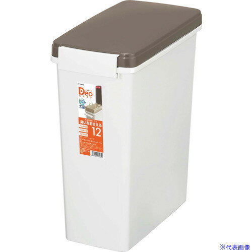 オレンジブック トラスコ中山　TRUSCOTONBO 消臭ペールパッキン付12型 〔品番:02011〕[ 注番:2498680]特長●消臭と抗菌のW効果で臭いを防ぎます。用途●ゴミ箱仕様●色：ホワイト●間口(mm)：170●奥行(mm)：3...