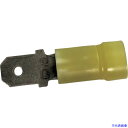 ■ストロングホールド ビニール絶縁被覆付圧着端子 オス型 電線サイズ:AWG12~10/3.5~5.5sq 250タブ用 25個入り EDV10-250M-Q EDV10250MQ(2499458)