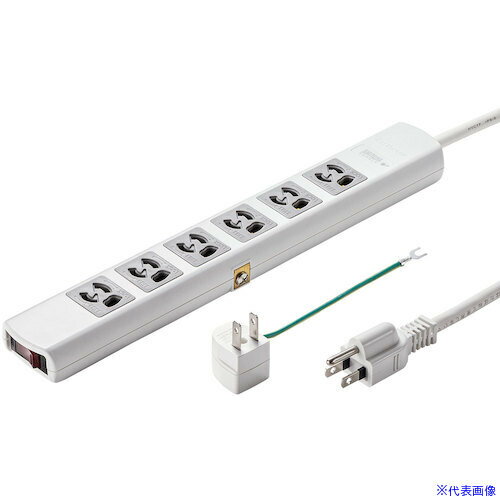 ■SANWA 雷ガードタップ TAPSP36MG3(2499881)[法人限定][外直送元]