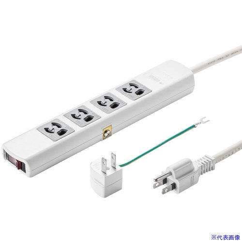 オレンジブック トラスコ中山　TRUSCOSANWA 雷ガードタップ 〔品番:TAPSP34MG3〕[ 注番:2501443]特長●ブレーカー内蔵で電力オーバーによる発熱や火災事故を防ぎます。●　接続している機器の消費電力の合計が1500W...