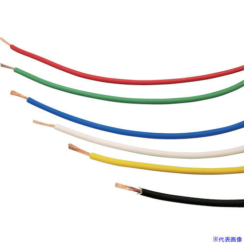 ■フジクラ 機器配線用600V電線 エコタイプ 青 EMKIE0.75SQB100M(2508086)[送料別途...
