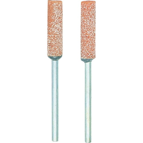 ■PROXXON マイクログラインダー用先端工具 軸付き砥石(WA80番) 2本 棒 26660(2514338)