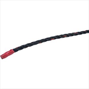 ■グリーンクロス ポリエチレンロープ 黒 200m巻 7mm 6300005351(2515236)[法人限定][外直送元]