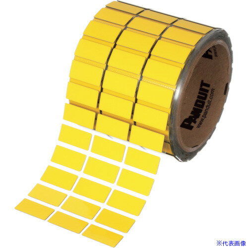 ��PANDUIT Ǯž�̥ץ�󥿡��ѥ�٥� �����׸������ĥ�٥� ������:12.7X25.4mm ���⳰���� �� 500������ C100X050A8T C100...