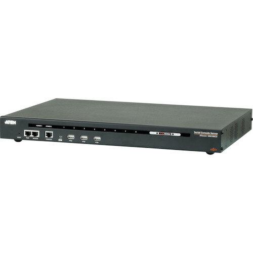 ■ATEN 8ポートシリアルコンソールサーバー(デュアル電源/LAN対応モデル) SN0108CO(2516033)[送料別途見積り][法人・事業所限定][メーカー取寄]