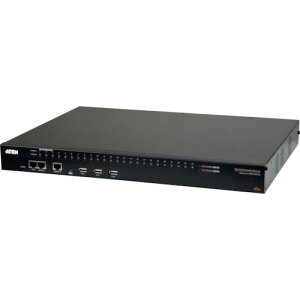 ■ATEN 48ポートシリアルコンソールサーバー(デュアル電源/LAN対応モデル) SN0148CO(2516035)[法人・事業所限定][直送元]