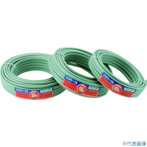 �������Ź� VVF2c��1.6mm VA�����֥� 15m VA15AT(2519607)