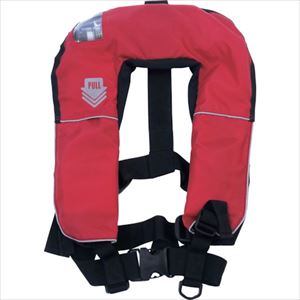 ■グリーンクロス 作業用救命衣(小型船舶用救命胴衣兼用) 膨脹式救命胴衣 FN-80 6300008129(2528362)[送..