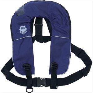 ■グリーンクロス 作業用救命衣(小型船舶用救命胴衣兼用) 膨脹式救命胴衣 FN-80 6300008130(2528366)[送..