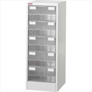 ■良質空間 書類棚 アレンジャー B4判プラスチック引出し W329×D401×H880mm B4PT105N(2532710)[法人限定..