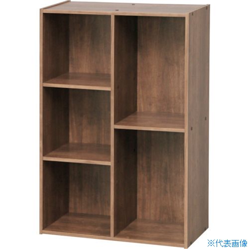 ■IRIS 227899 CBボックス 2列コンビ CX−23C ブラウン CX23CBR(2534613)[法人限定][外直送元]