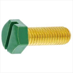 ■SUNCO BS(-)グリーンボルト 10X35(ゼン (100本入) B001J0500100035000(2543217)[送料別途お見積り][法..