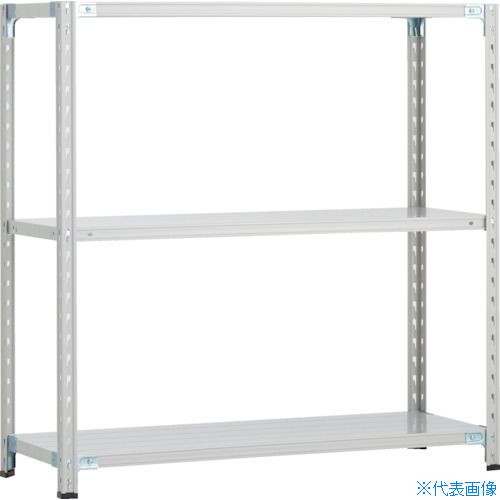 ■TRUSCO CB型セミボルトレス軽中量棚 900X450XH1200 3段 WG色 CB4343WG(2545618)[法人限定][直送元]