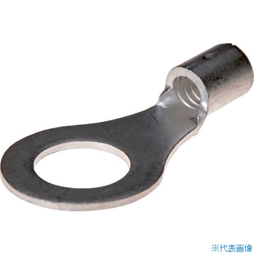 ■TRUSCO 裸圧着端子丸形φ3.2長さ12.0 (70個入) TR1.253(2557355)